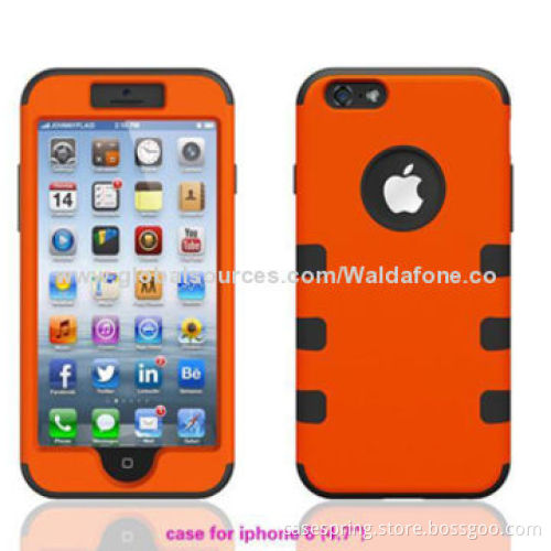 Hybrid Case for iPhone 6, Triple Mobile Shell
